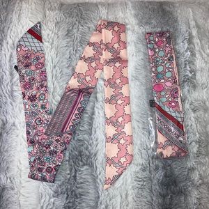 *Bag scarf set of two /